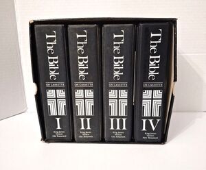 Vintage The Holy Bible on Cassette 48 Tapes King James Version KJV I II III IV